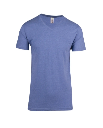 Picture of RAMO, Mens Marl V-Neck T-Shirt